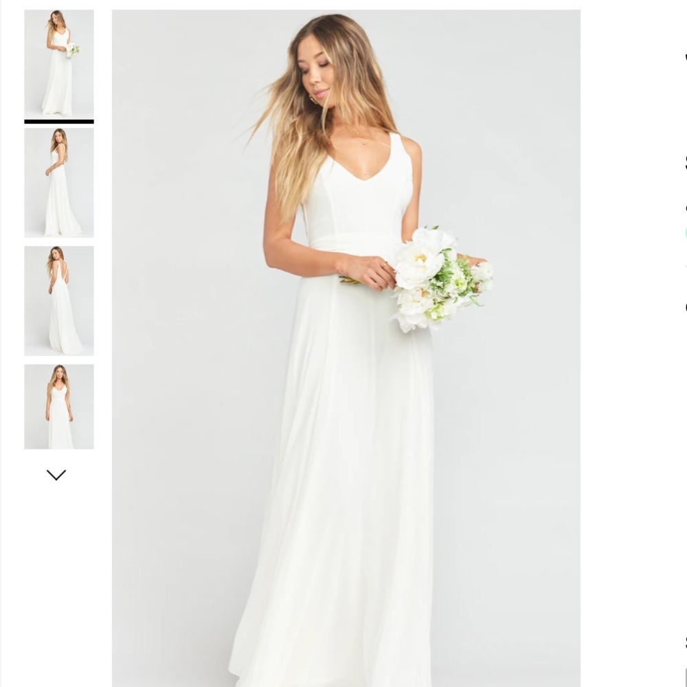 Show Me Your MuMu White Maxi Dress